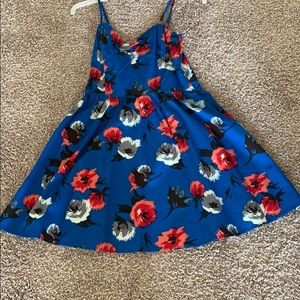 Spaghetti strap patterned dress